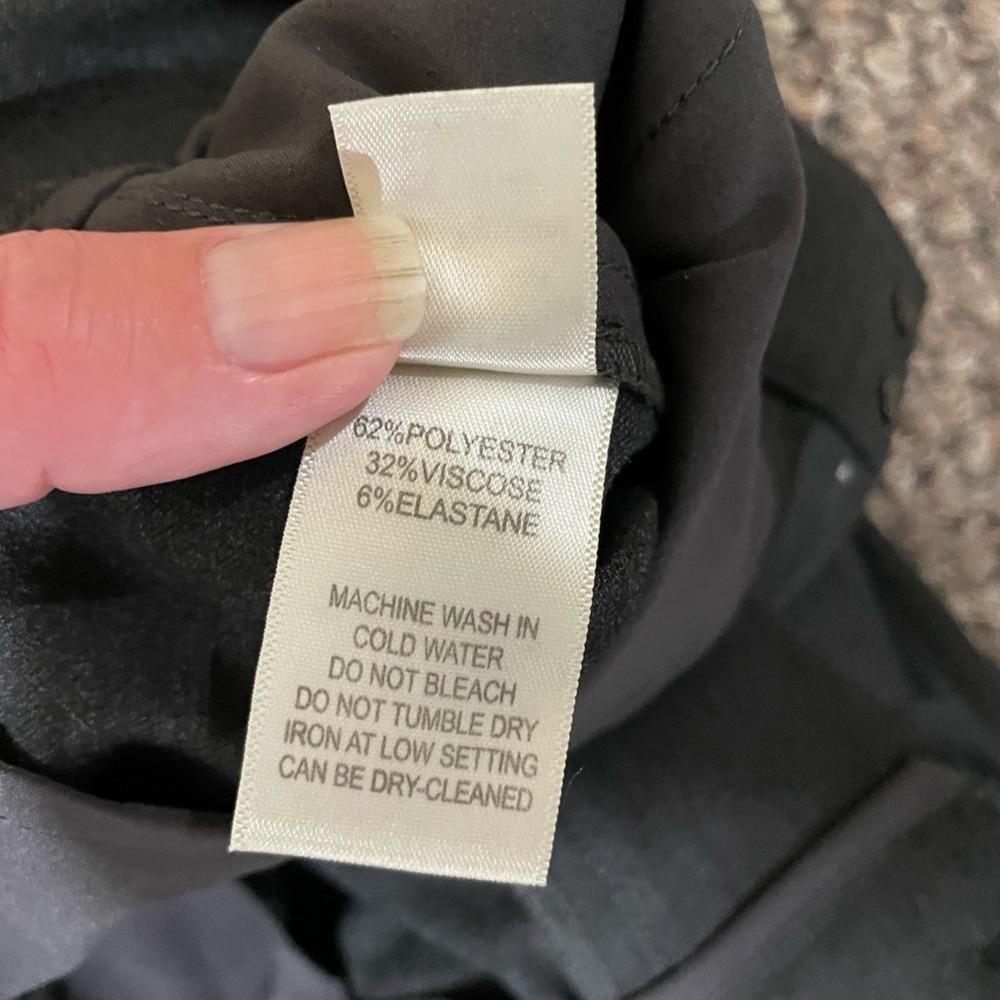 NWOT Ecru Dark Gray Trousers - Picture 6 of 8
